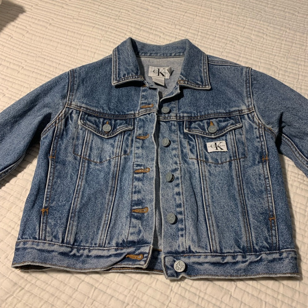 Vintage Crop Calvin Klein Jean Jacket